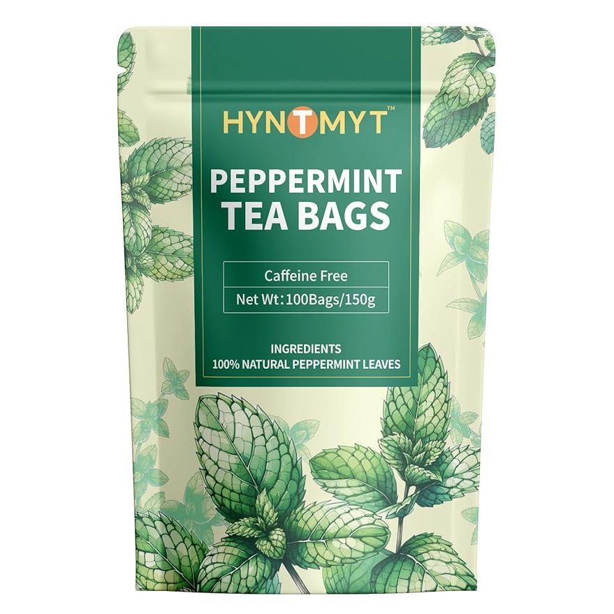 Indulge in the aromatic and refreshing taste of HYNTMYT peppermint tea, made from premium peppermint leaves that are hand-picked and sun-dried to perfection. With its soothing aroma and smooth, crisp mint flavor, this tea is the perfect pick-me-up for any time of the day.