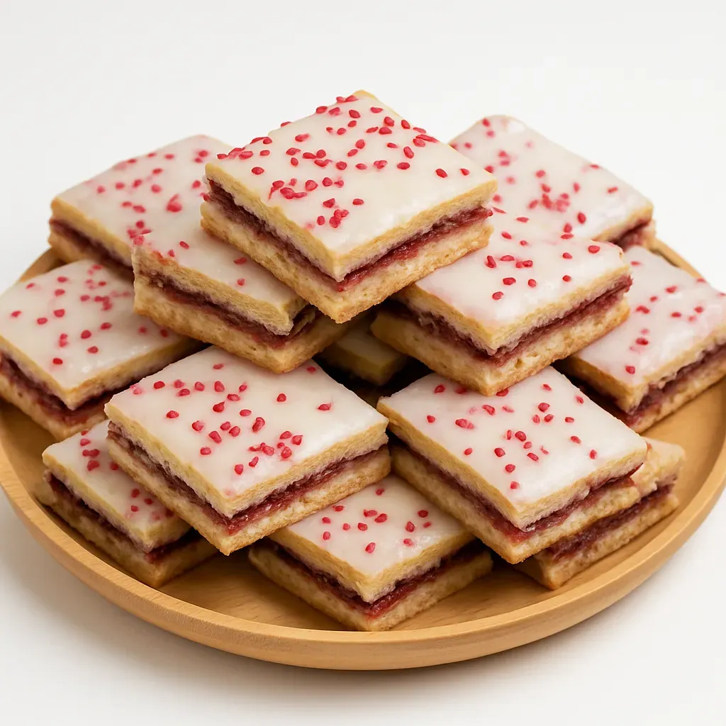 These Danish Raspberry Slices are a delightful treat, combining a crispy pastry with a sweet layer of irresistible raspberry jam. A perfect pastry to enjoy with tea or as a snack, they're surprisingly simple to make!