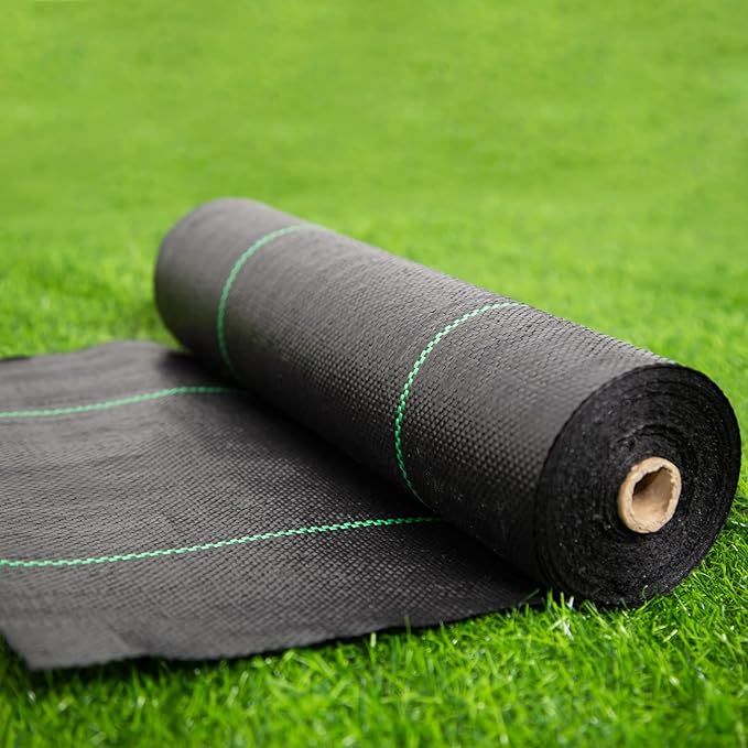 Garden Weed Barrier Landscape Fabric is a heavy-duty woven fabric designed to suppress weed growth and promote healthy plant growth in gardens and landscaped areas. This specific fabric is made from 3.2oz material, making it durable and long-lasting for use in various outdoor projects.