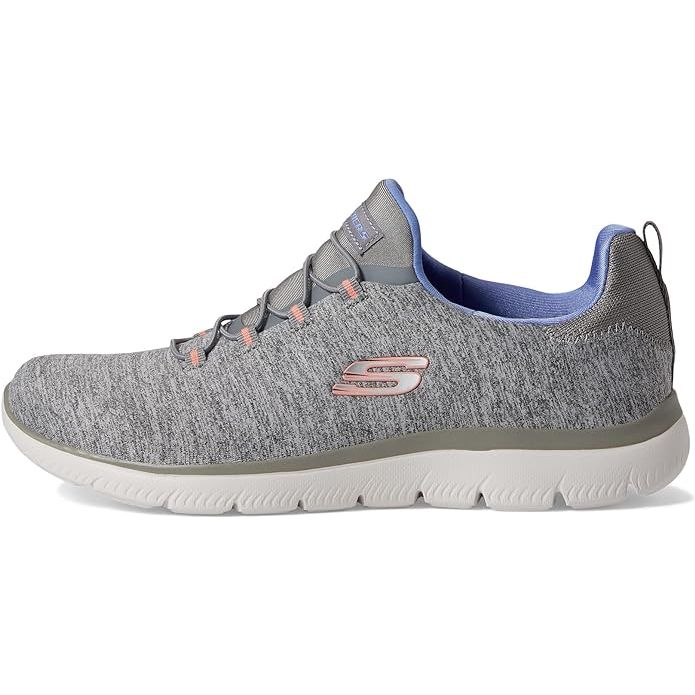 The Skechers Women's Summits Quick Getaway Sneaker is a comfortable and versatile athletic shoe designed for women on the go. These sneakers feature a breathable mesh upper that helps to keep your feet cool and dry during physical activities.