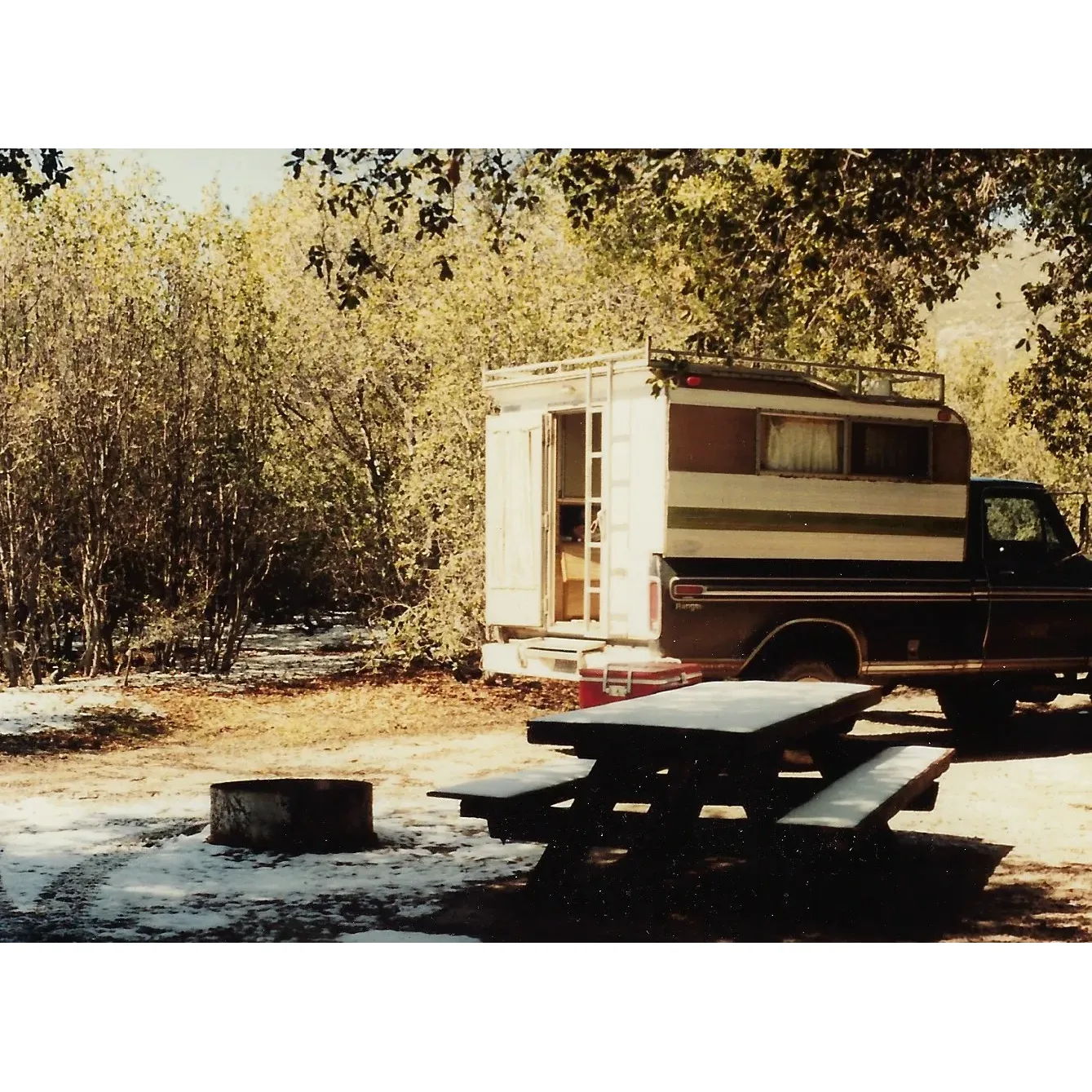 Cottonwood Campground, an idyllic escape tucked away at the tranquil end of McCain Valley, boasts of its serene ambiance and picturesque surroundings. Managed with diligence by the Bureau of Land Management (BLM), this hidden gem offers a unique experience for nature enthusiasts seeking a peaceful retreat from the hustle and bustle of city life.

The campground is divided into distinct areas that cater to various preferences. The west side offers generous shade amidst its lush tree coverage, making it an excellent choice for campers who relish cooler spots to pitch their tents or park their smaller RVs. Meanwhile, the east side presents a more open setting, allowing guests to bask in the open air and enjoy uninterrupted views of the starlit sky.

Guests can indulge in an array of outdoor activities, with the Pepperwood Trail launching from the east side of the campground—an explorer's delight, the trail weaves through the landscape, where an hour's walk unveils an abundance of wildflowers even in the late spring, adding a burst of color to the natural tapestry.

While the area is remote, it offers a surprise encounter with a delightful cow herd complete with frolicking calves for those willing to tread off the beaten path. It’s a treat for wildlife observers and adds an unexpected twist to the adventure.

The campground is praised for its tranquillity and the whisper of nature; at night, a mild breeze might carry the soft hum of nearby turbines, adding a layer of white noise to the environment, fostering a restful night's sleep under the stars for tent campers and van dwellers alike.

Facilities at Cottonwood Campground are thoughtfully provided. Campers have access to waste disposal with trash cans and well-maintained vault toilets, ensuring a comfortable stay while embracing the rustic outdoors. Although water is not available on-site, which underscores the importance of arriving well-prepared with ample water supplies, this small consideration is a minor footnote in the grand tapestry of Cottonwood's appeal.

For those eager to extend their adventure, the Sacatone Overlook nearby is not to be missed, offering an awe-inspiring vista that promises to enrich the overall camping experience.

All in all, Cottonwood Campground serves as the perfect weekend getaway, where simplicity and the raw beauty of nature come together to create a serene sanctuary for visitors to unwind, hike, and relish the untouched wilderness that spans the horizon. With its consistent maintenance by the BLM and its array of amenities, Cottonwood remains a treasured spot for campers seeking solace amidst nature's embrace. Description by ChatGPT.