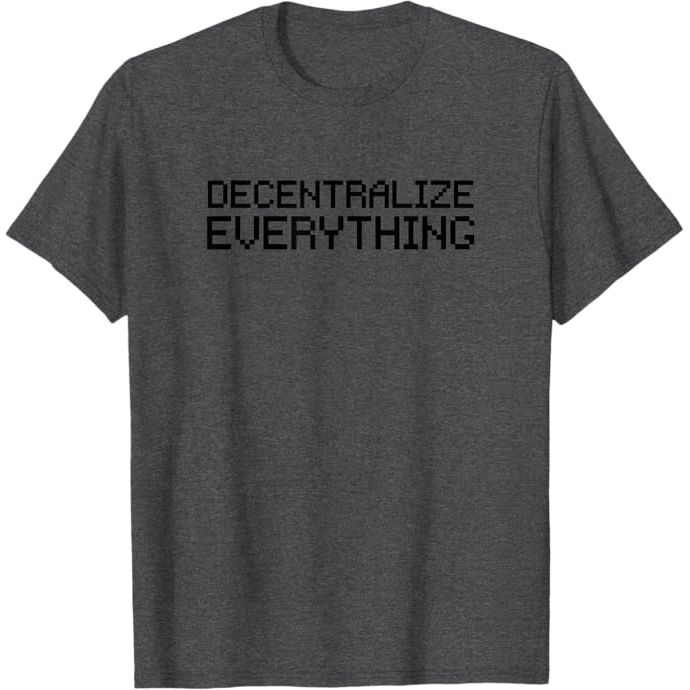 Decentralize Everything Blockchain Cryptocurrency Shirt image