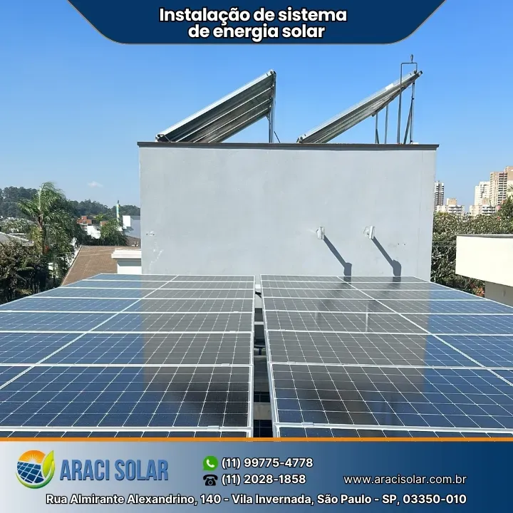 Energia Solar - Sistemas fotovoltaicos - ARACI SOLAR shines brightly as a beacon of solar energy solutions, where customers are consistently impressed with the exceptional service they receive from initial consultation to project completion. The team at Araci Solar, notably including Claudio, receives high praise for their professionalism, attentiveness, and technical expertise. Clients highlight the personalized care and comprehensive explanations that make the entire process straightforward and reassuring.

This reputable company stands out for its commitment to customer satisfaction, showcasing a strong sense of commitment and responsibility. The responsive, top-quality customer support extends past the sale, ensuring that clients feel supported throughout their solar journey. Claudio, as a focal point of client interactions, is commended for his ability to address inquiries with clarity and detail, enhancing the customer experience with his approachable nature.

Additionally, the timely execution of services is met with acclaim, adhering to agreed schedules and delivering high-quality materials that meet the proposals set forth at the beginning of each project. Clients are eager to recommend Araci Solar for its integrity and professional conduct, which is matched by competitive pricing and unrivaled post-sale support.

Clients feel valued and never left in the lurch, as the team goes the extra mile to alleviate any concerns and ensure satisfaction with their solar system installations. Araci Solar's blend of fair pricing, stellar customer service, and reliable aftercare garners enthusiastic endorsements, with Claudio and his team receiving accolades for going above and beyond to create a commendable solar installation experience. Description by ChatGPT.