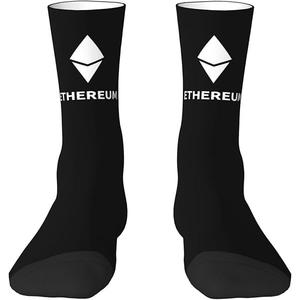 Rqwaaed Eth-Ethereum Fashion Comfortable Performance Style Adult Athletic Socks image