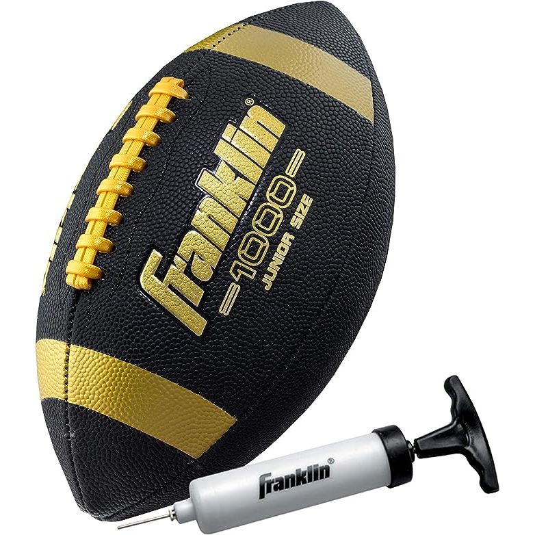 Franklin Sports Youth Footballs are designed for junior and pee wee kids, making them perfect for younger players just starting out in the game. These footballs feature all-weather synthetic leather construction, making them durable and long-lasting for outdoor play in varying weather conditions.