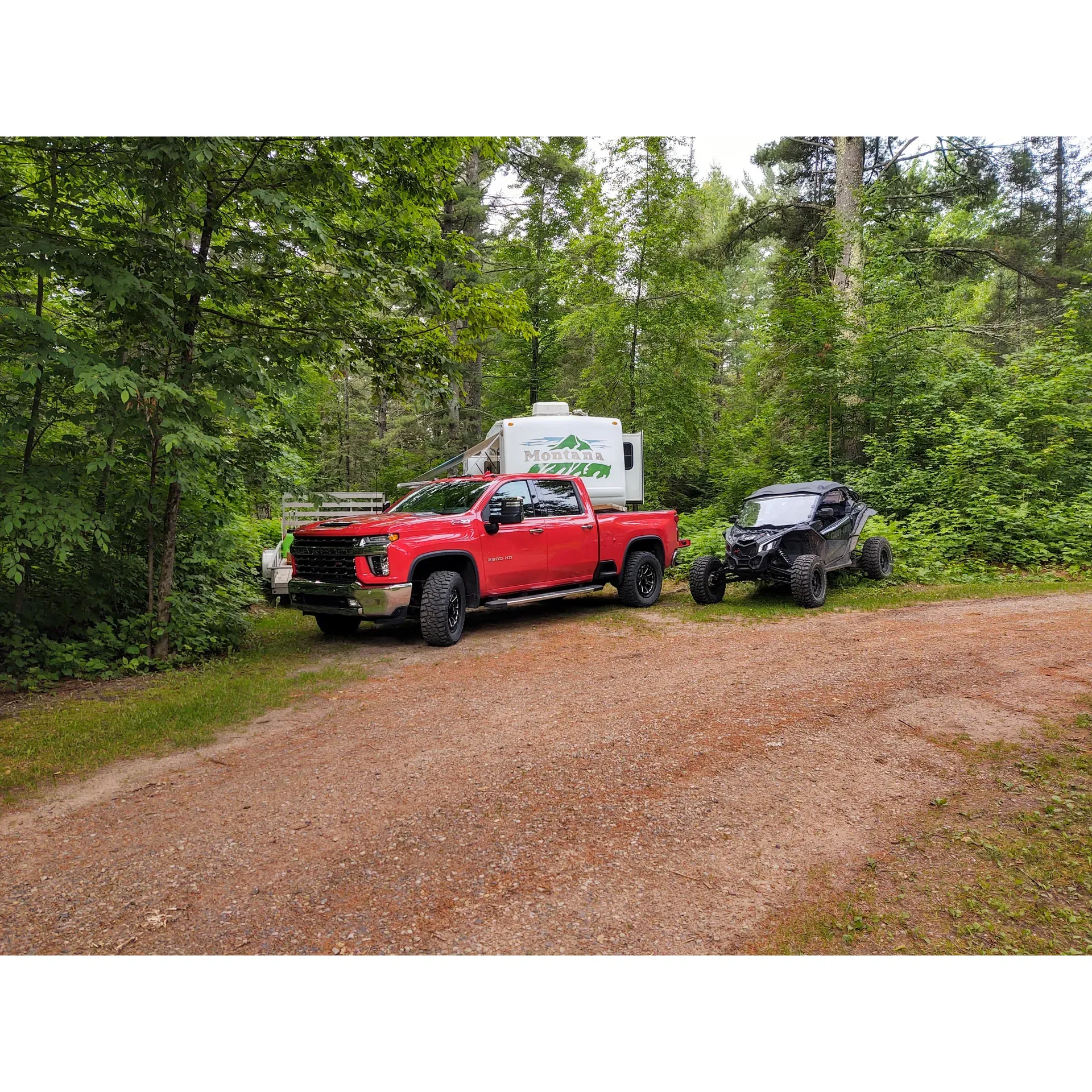 Genes Pond State Forest Campground offers a serene oasis for both adventure and tranquility seekers. This picturesque destination is the ideal getaway for camping enthusiasts who relish in the sounds of nature, as it provides a truly immersive outdoor experience with the enchanting calls of wolves at night and loons greeting the day.

Anglers and kayakers find their slice of heaven here, with the shimmering lake serving as a perfect backdrop for their aquatic pursuits. Boasting a well-maintained boat launch and dock, the campground allows for easy access to the water, ensuring a memorable fishing or paddling experience.

The campground's environment exudes a peaceful and clean ambiance, with wildlife sightings adding to the quintessential Yooper charm. Deer, rabbits, and other fauna often make an appearance, much to the delight of nature lovers.

Visitors arrive to find a sanctuary well worth the journey, inviting a sense of relaxation amidst the beautiful rustic settings. Situated conveniently within reach of necessary amenities just ten miles away in Sagola, guests can enjoy a wholesome outdoor experience with the comforts of home a short drive away.

Perfect for both short stops and extended retreats, Genes Pond State Forest Campground is the idyllic setting for those seeking to escape the bustle of everyday life and indulge in the serenity of Michigan's natural beauty. Description by ChatGPT.