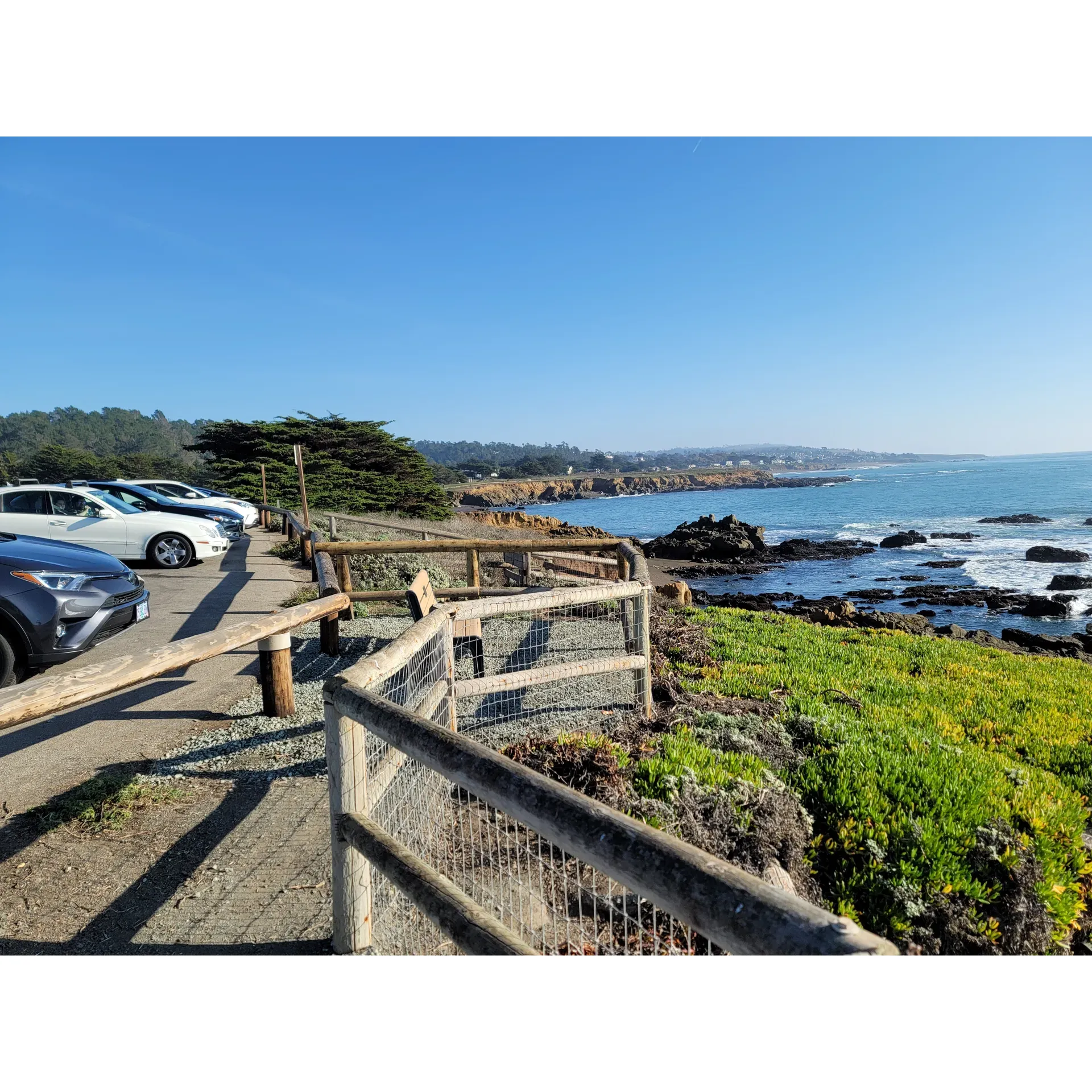 San Simeon Creek Campground is a picturesque coastal retreat that promises a serene getaway for nature lovers and outdoor enthusiasts. Boasting close proximity to sprawling beaches, the camp offers an immersive experience in the beautiful surroundings where the gentle sounds of waves provide a calming backdrop to your stay.

The campground offers a variety of camping options catering to everyone, from beginners to seasoned adventurers. With multiple well-maintained restrooms spread throughout, convenience is at your fingertips no matter where your site is located. The easy campground sites particularly stand out, equipped with amenities like flat grassy areas, grills, and picnic tables, ensuring a comfortable and hassle-free camping experience. 

Campers have the luxury of choosing from spacious spots suitable for tents and trailers alike, with some areas offering majestic trees that create shady retreats ideal for relaxation. Vehicle accessibility is also well-thought-out, with ample space for cars, trucks, or RVs at most sites.

San Simeon Creek Campground understands the need for modern comforts, even in the great outdoors; thus, token-operated showers are available to freshen up after a day full of activities. The convenience of paying for just the time you need allows for a refreshing experience without unnecessary fuss.

With the beach mere minutes away on foot, visitors can indulge in the sun and sand or delight in the cool ocean water. The coastal climate, characterized by light breezes and occasional cloudy skies, makes for a comfortable environment to explore the ample hiking trails with your furry companions or simply unwind amid nature's splendor.

Star gazers will find the night sky at the campground a treat, with vault toilets and ample water spigots ensuring nightly comforts. It's not uncommon to be graced by the presence of monarch butterflies, adding a touch of magic to your outdoor adventure.

For an inviting and laid-back camping experience rich in natural beauty, conveniences, and picturesque settings, San Simeon Creek Campground is a sought-after destination that comes highly recommended for making lasting memories. Description by ChatGPT.