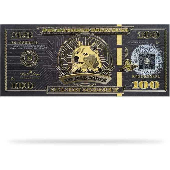 Moon Money is a brand that offers creative merchandise for cryptocurrency enthusiasts, specifically focusing on Dogecoin, also known as Doge. Dogecoin is a popular digital currency that was originally created as a joke but has since gained a strong following and market value.