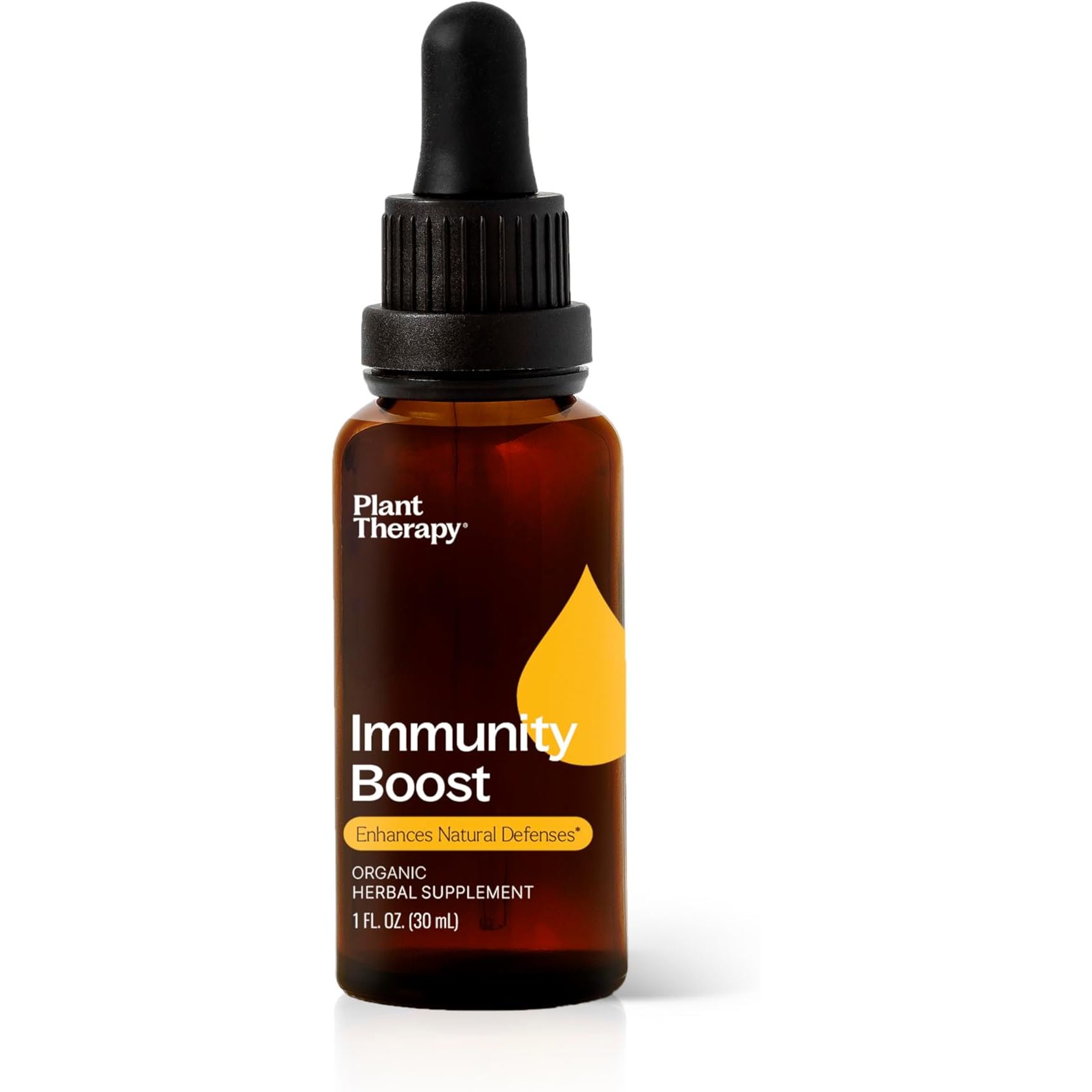 Plant Therapy Organic Immunity Boost Tincture is a natural remedy designed to support a healthy immune system. This 30 mL (1 oz) tincture contains a blend of potent ingredients, including echinacea, elderberry, and lemon balm extract.