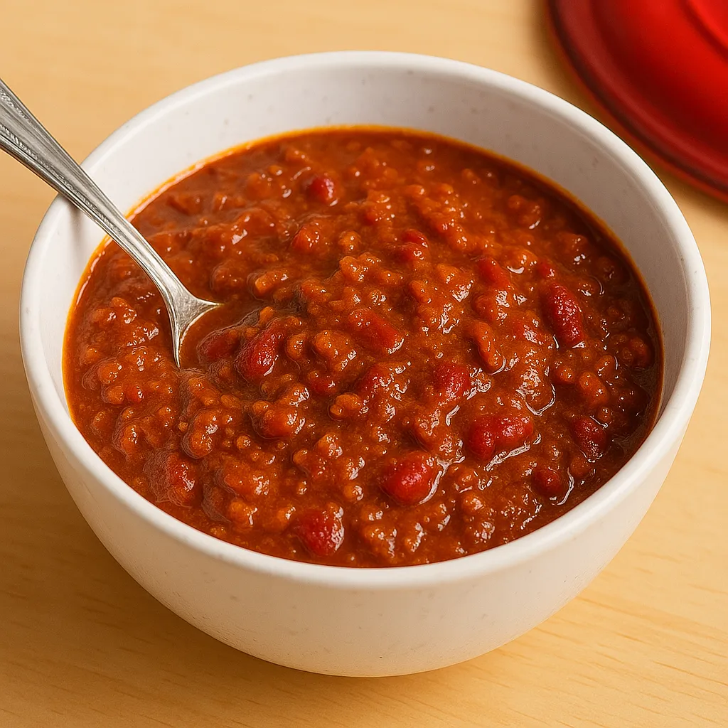 Oven-Baked Chili is a hearty and comforting dish, perfect for those who enjoy bold flavors and a kick of spice. This delicious dish combines tender meats with a unique blend of roasted green chilies, salsas, and rich seasonings.