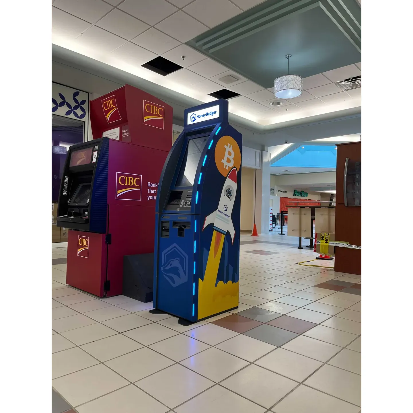 HoneyBadger Bitcoin ATM is a popular destination for cryptocurrency enthusiasts in Lloydminster, Alberta. Located in Lloyd Mall at 5211 44 St, this ATM provides users with a convenient way to buy and sell Bitcoin and other digital currencies. With its easy-to-use interface and secure transaction process, HoneyBadger Bitcoin ATM offers a safe and reliable option for those looking to invest in or cash out their cryptocurrencies.

The ATM at Lloyd Mall is open during the mall's operating hours, making it easily accessible to both residents and visitors in the area. This location is equipped with bilingual customer support and offers competitive rates for buying and selling Bitcoin. Whether you are new to the world of cryptocurrency or a seasoned investor, HoneyBadger Bitcoin ATM provides a welcoming and user-friendly experience for all types of customers.

In addition to offering Bitcoin buying and selling services, HoneyBadger Bitcoin ATM also provides information on the latest cryptocurrency trends and updates. The staff at the Lloyd Mall location are knowledgeable and always available to answer any questions or provide assistance. With its prime location and excellent customer service, HoneyBadger Bitcoin ATM at Lloyd Mall is a go-to destination for those looking to engage with the world of digital currencies. Description by ChatGPT.